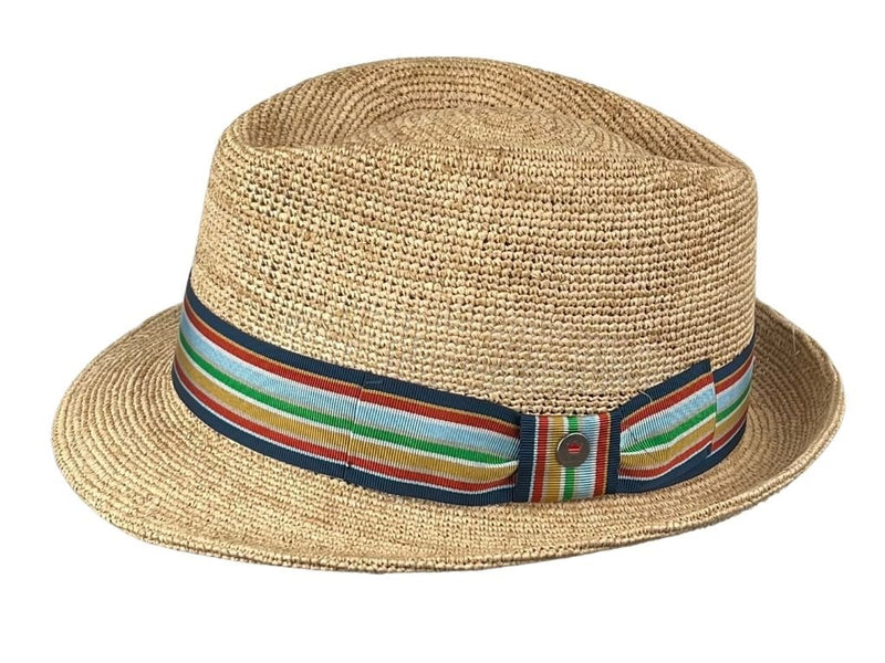 TRILBY RAFFIA NATUR MULTICOLOR - Hut - online.at