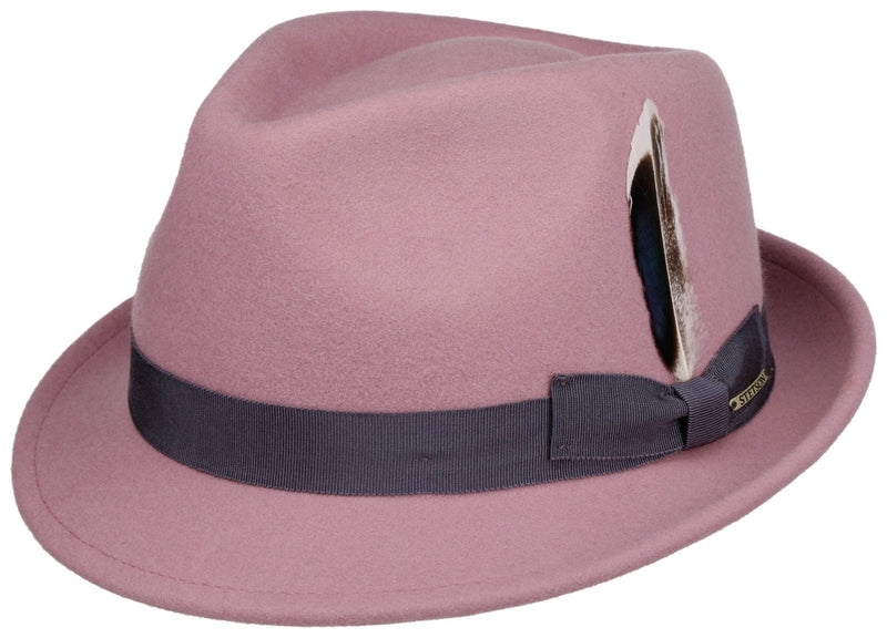 TRILBY WOOLFELT STETSON DUSTY ROSE S - Hut - online.at