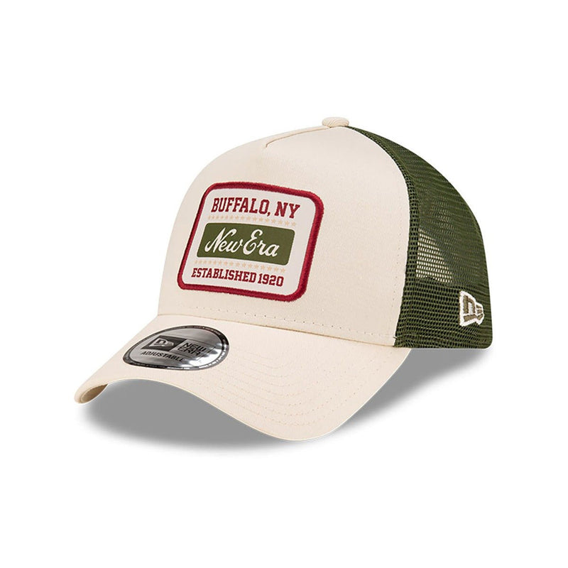 Trucker Buffalo New Era Cream Oliv - Hut - online.at