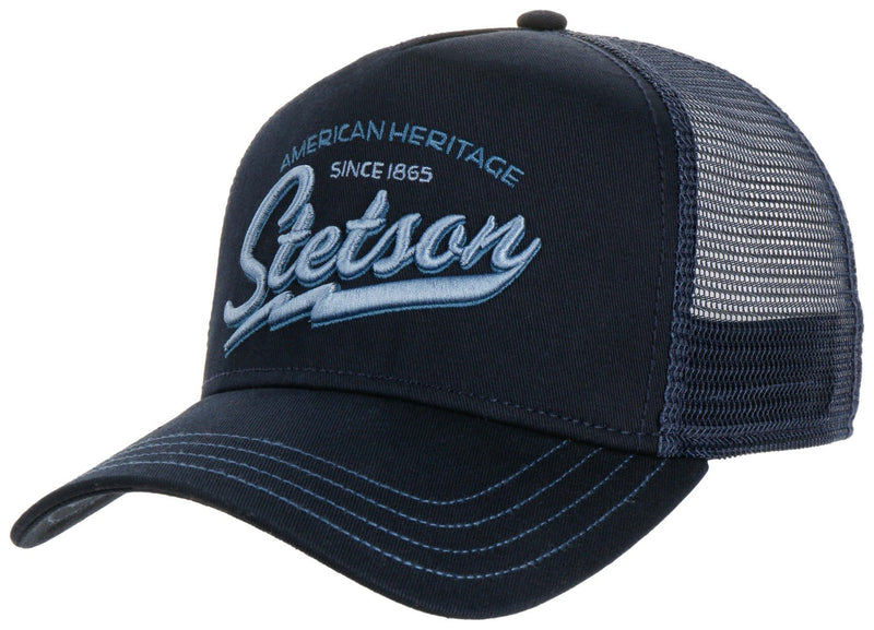 TRUCKER CAP AMERICAN CLAS STETSON NAVY - Hut - online.at