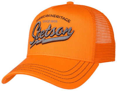 TRUCKER CAP AMERICAN CLAS STETSON ORANGE - Hut - online.at