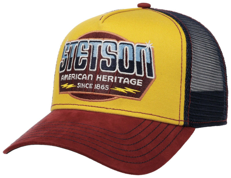 TRUCKER CAP AMERICAN HERISTETSON ROT - Hut - online.at