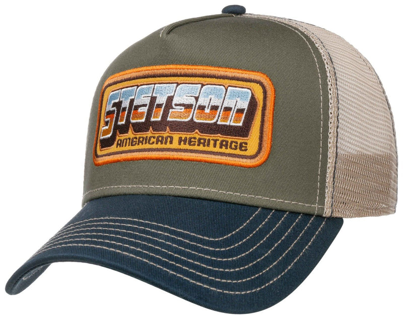 TRUCKER CAP CHROME STETSON OLIV - Hut - online.at