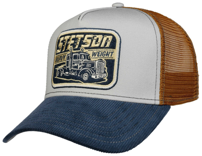 Trucker Cap Heavy Duty Stetson Blue Grey - Hut - online.at