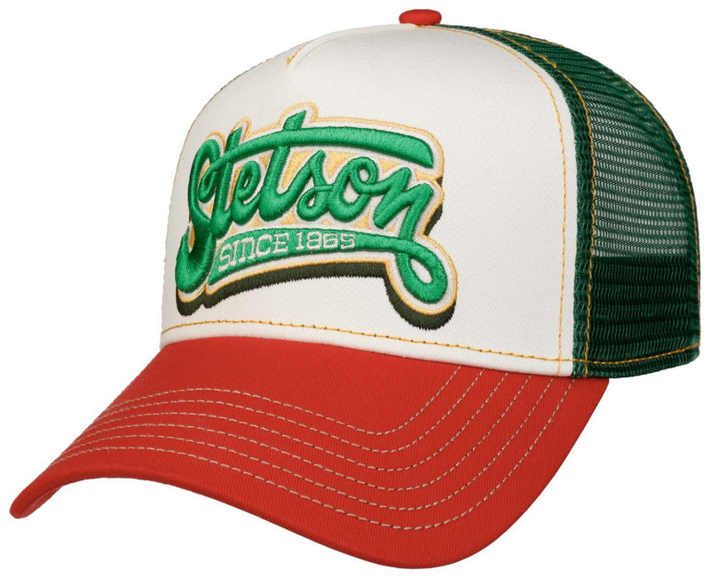 Trucker Cap Lettering Stetson Red Offwhite - Hut - online.at