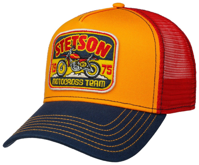 Trucker Cap Motocross Team Stetson Navy Orange - Hut - online.at