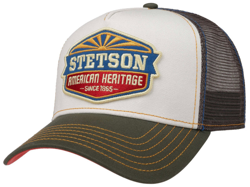 TRUCKER CAP SUN STETSON OLIV - Hut - online.at