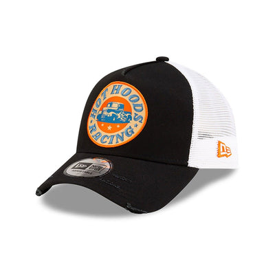 Trucker Hot Hoods Racing New Era Black White - Hut - online.at