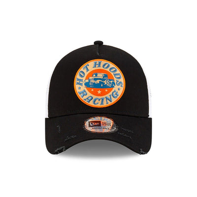 Trucker Hot Hoods Racing New Era Black White - Hut - online.at