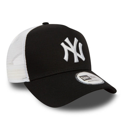 TRUCKER NEW YORK YANKEES NEW ERA BLACK WHITE - Hut - online.at