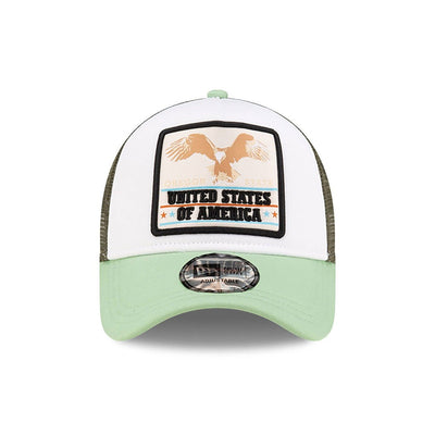 Trucker Oregon State New Era White Green - Hut - online.at