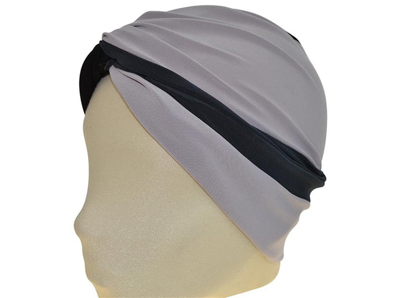 TURBAN C. T. MULTI SCHWARZ GRAU - Hut - online.at