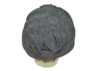 TURBAN UNI LEINEN ANTHRA - Hut - online.at