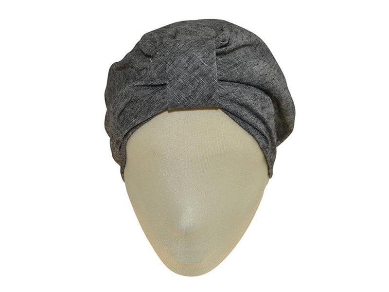 TURBAN UNI LEINEN ANTHRA - Hut - online.at