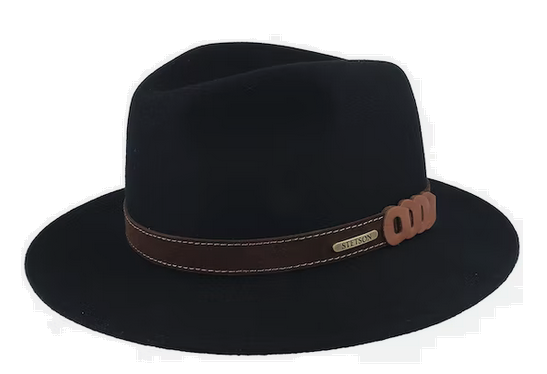 TRAVELLER WOOLFELT STETSON SCHWARZ