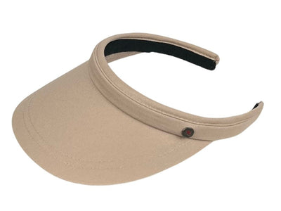 VISOR CROWN LINE COTTON BALKE BEIGE - Hut - online.at