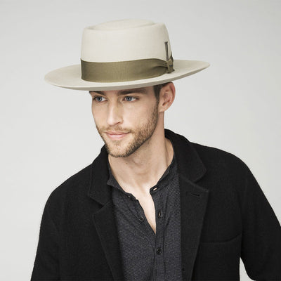 WALSH PORK PIE L BRIM BAILEY PLAZA TAUPE - Hut - online.at