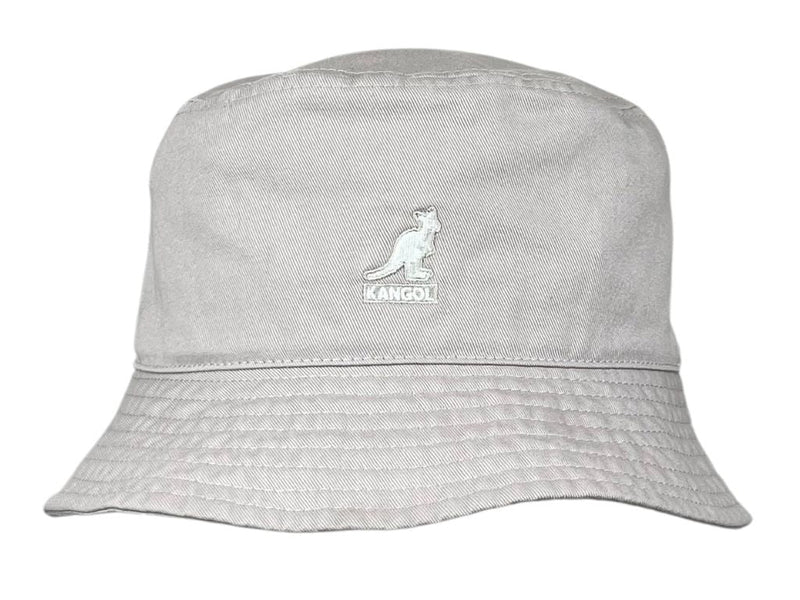 WASHED BUCKET KANGOL WHITE S - Hut - online.at