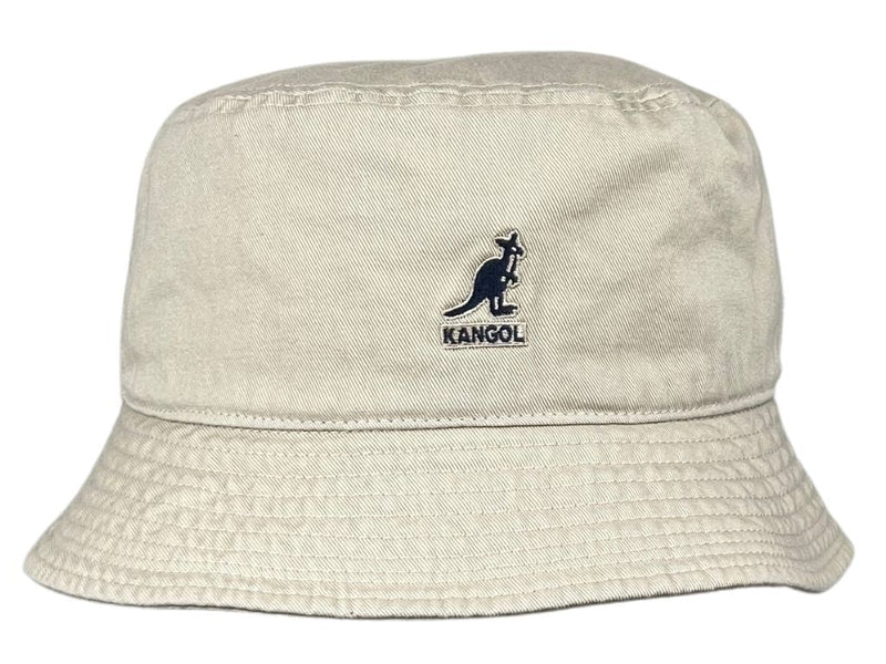 WASHED BUCKET KANGOL WHITE S - Hut - online.at