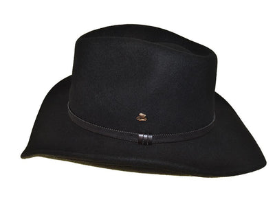 COWBOYHAT VON MAUERER WOLLE SCHWARZ - Hut-online.at