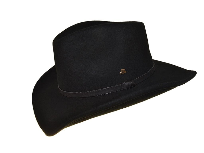 COWBOYHAT VON MAUERER WOLLE SCHWARZ - Hut-online.at