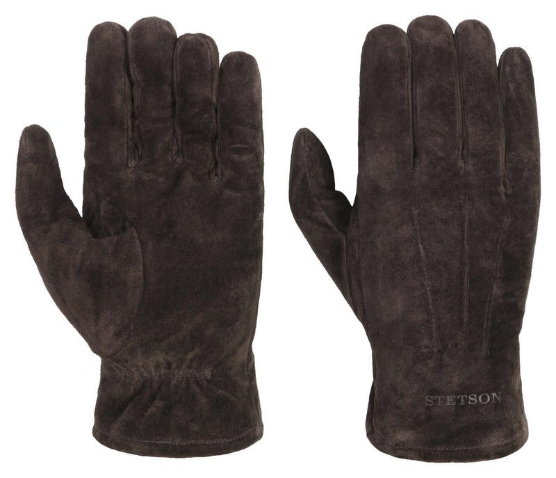 GLOVES PIGSKIN STETSON BRAUN - Hut-online.at