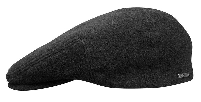 KENT WOOL EARFLAPS STETSON SCHWARZ Art 6210105 - Hut-online.at