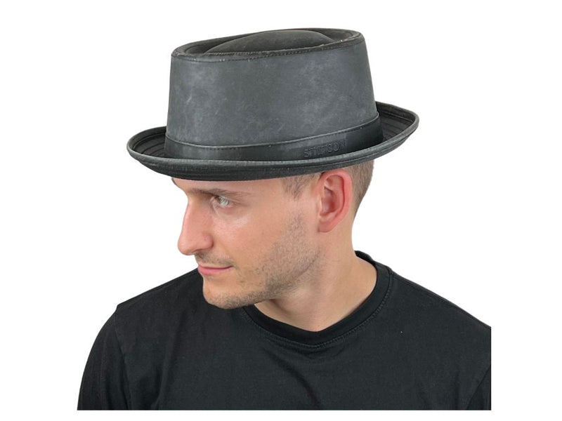 ODENTON PORK PIE STETSON ANTIK BRAUN - Hut-online.at