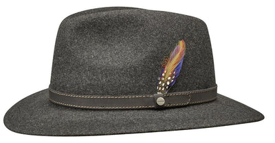 POWELL WOOLFELT STETSON ANTHRA Art 2598123 - Hut-online.at