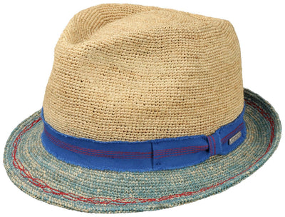 TRILBY CROCHET STETSON NATUR JEANS - Hut-online.at