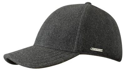 VABY BASE CAP STETSON WOLLE CASHMERE ANTHRA Art 7720102 - Hut-online.at