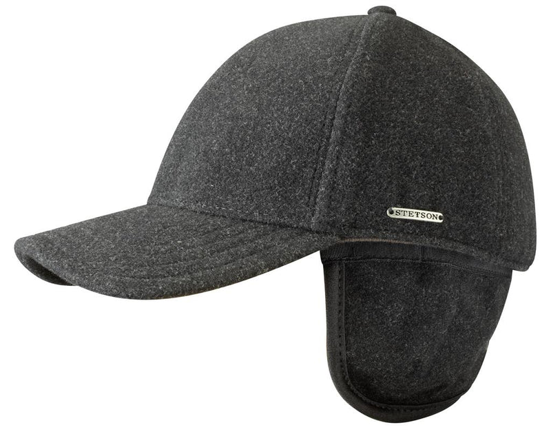 VABY BASE CAP STETSON WOLLE CASHMERE ANTHRA Art 7720102 - Hut-online.at