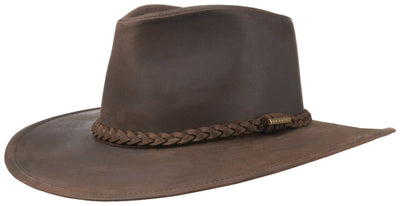 WESTERN BUFFALO LEATHER STETSON BRAUN - Hut-online.at